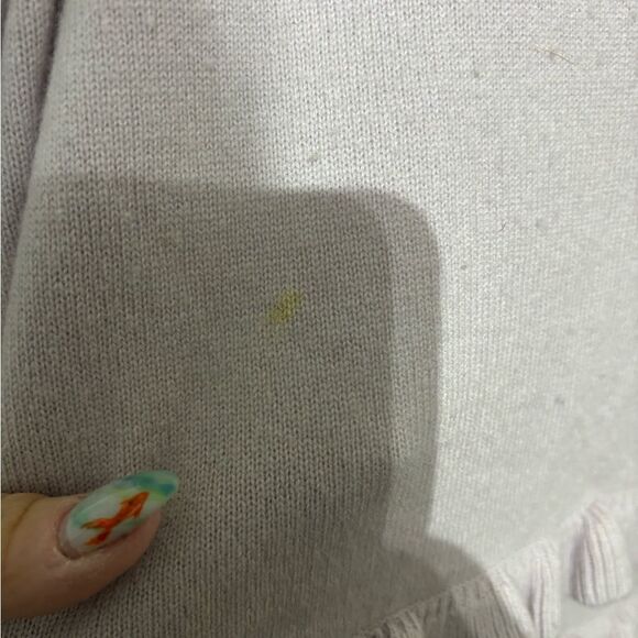 Tyler Boe 100% Cashmere Ruffle Sweater - Picture 5 of 5